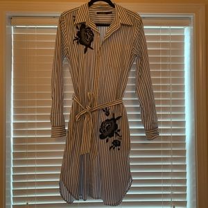 Lauren Ralph Lauren Button Down Embroidered Dress